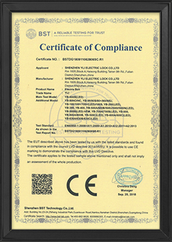 LVD certificate